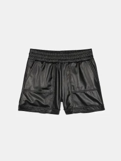 GATE Szorty z imitacji skóry| Spodnie·Spodenki ☀️