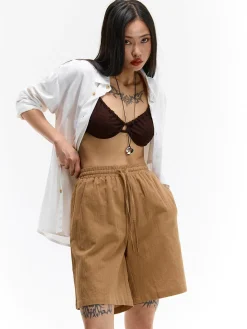 GATE Szorty z kieszeniami| Spodnie·Spodenki ☀️