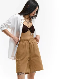 GATE Szorty z kieszeniami| Spodnie·Spodenki ☀️