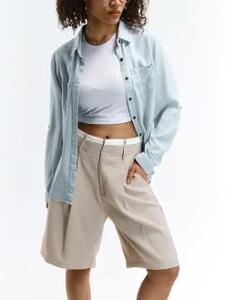 GATE Szorty z kieszeniami| Spodnie·Spodenki ☀️