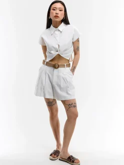 GATE Szorty z paskiem| Spodnie·Spodenki ☀️