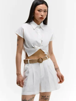 GATE Szorty z paskiem| Spodnie·Spodenki ☀️