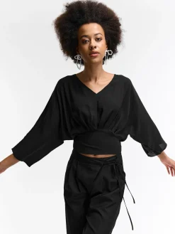 GATE Szyfonowa bluzka| Koszulki I Topy·Topy|Koszulki I Topy·Crop Top ☀️