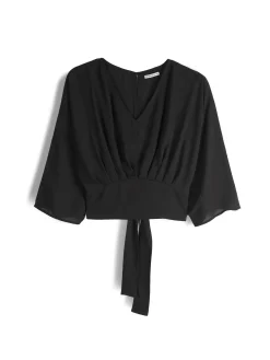 GATE Szyfonowa bluzka| Koszulki I Topy·Topy|Koszulki I Topy·Crop Top ☀️