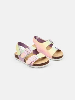 GATE Tęczowe sandały zapinane na rzep|Dzieci Dziewczynki·Buty
