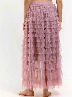 GATE Tiulowa spódnica midi| Kategorie·Spódnice ☀️