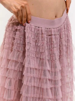 GATE Tiulowa spódnica midi| Kategorie·Spódnice ☀️