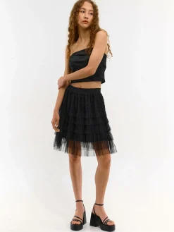 GATE Tiulowa spódnica mini| Kategorie·Spódnice ☀️