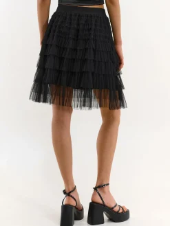 GATE Tiulowa spódnica mini| Kategorie·Spódnice ☀️