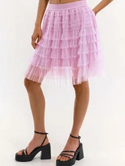 GATE Tiulowa spódnica mini| Kategorie·Spódnice ☀️