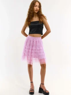 GATE Tiulowa spódnica mini| Kategorie·Spódnice ☀️