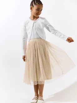 GATE Tiulowa spódnica w kropki|Dzieci Dziewczynki·Spódnice ☀️