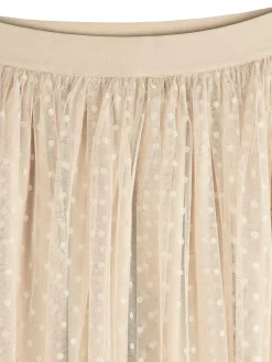 GATE Tiulowa spódnica w kropki|Dzieci Dziewczynki·Spódnice ☀️