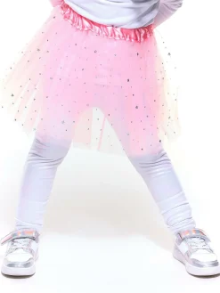 GATE Tiulowa spódnica z brokatem|Dzieci Dziewczynki·Spódnice ☀️