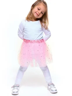 GATE Tiulowa spódnica z brokatem|Dzieci Dziewczynki·Spódnice ☀️