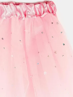 GATE Tiulowa spódnica z brokatem|Dzieci Dziewczynki·Spódnice ☀️