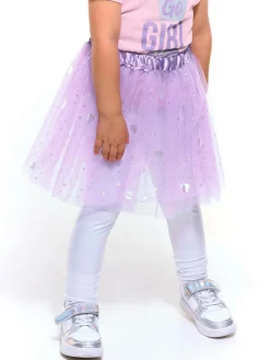 GATE Tiulowa spódnica z brokatem|Dzieci Dziewczynki·Spódnice ☀️