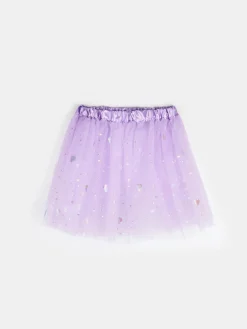 GATE Tiulowa spódnica z brokatem|Dzieci Dziewczynki·Spódnice ☀️