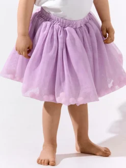 GATE Tiulowa spódnica z pomponami|Dzieci Dziewczynki·Spódnice ☀️