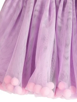 GATE Tiulowa spódnica z pomponami|Dzieci Dziewczynki·Spódnice ☀️