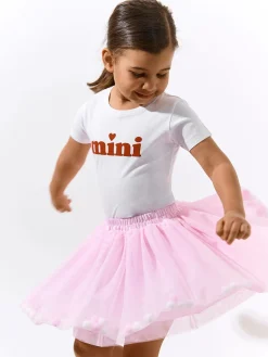 GATE Tiulowa spódnica z pomponami|Dzieci Dziewczynki·Spódnice ☀️