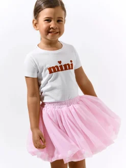 GATE Tiulowa spódnica z pomponami|Dzieci Dziewczynki·Spódnice ☀️