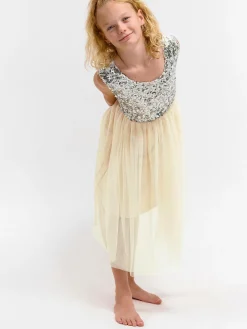 GATE Tiulowa sukienka z cekinami|Dzieci Dziewczynki·Sukienki