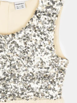 GATE Tiulowa sukienka z cekinami|Dzieci Dziewczynki·Sukienki