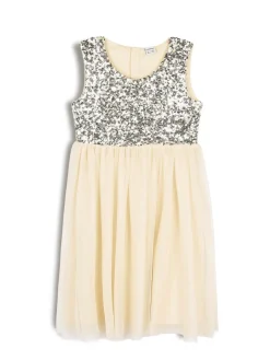 GATE Tiulowa sukienka z cekinami|Dzieci Dziewczynki·Sukienki