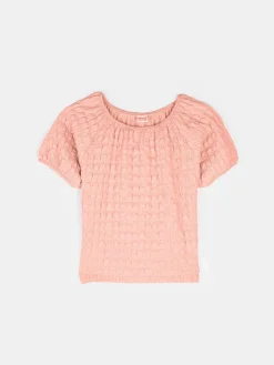 GATE Top damski z tkaniny strukturalnej|Dzieci Dziewczynki·Koszulki I Topy