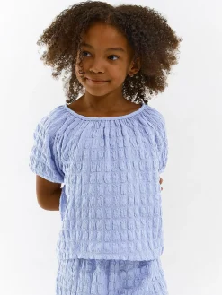 GATE Top damski z tkaniny strukturalnej|Dzieci Dziewczynki·Koszulki I Topy