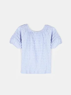 GATE Top damski z tkaniny strukturalnej|Dzieci Dziewczynki·Koszulki I Topy