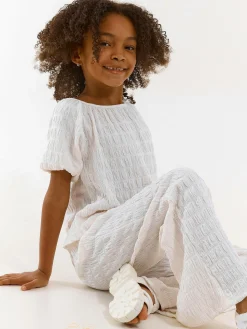 GATE Top damski z tkaniny strukturalnej|Dzieci Dziewczynki·Koszulki I Topy