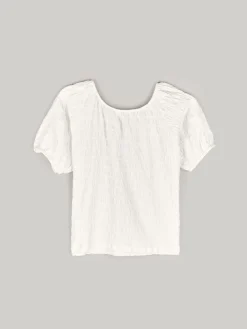 GATE Top damski z tkaniny strukturalnej|Dzieci Dziewczynki·Koszulki I Topy