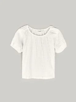 GATE Top damski z tkaniny strukturalnej|Dzieci Dziewczynki·Koszulki I Topy