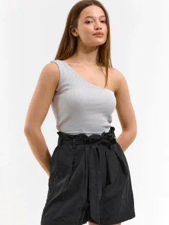 GATE Top na jedno ramię z wypełnieniem| Koszulki I Topy·Topy