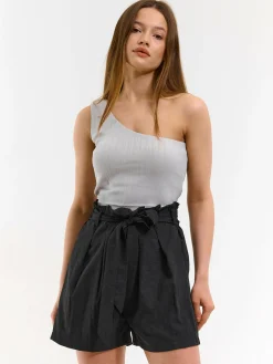 GATE Top na jedno ramię z wypełnieniem| Koszulki I Topy·Topy