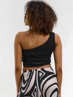 GATE Top na jedno ramię z wypełnieniem| Koszulki I Topy·Topy