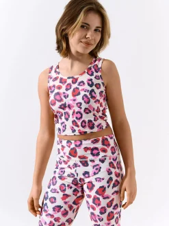 GATE Top sportowy ze wzorem zwierzęcym|Dzieci Dziewczynki·Koszulki I Topy