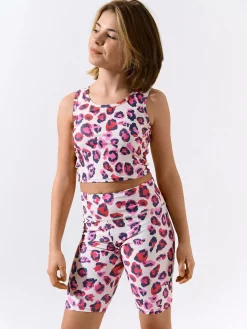 GATE Top sportowy ze wzorem zwierzęcym|Dzieci Dziewczynki·Koszulki I Topy