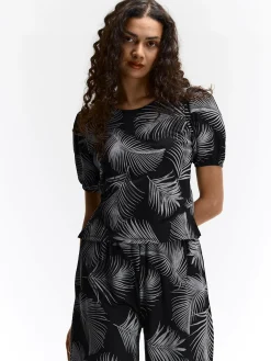 GATE Top w kwiaty| Koszulki I Topy·Topy