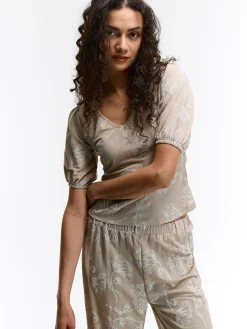 GATE Top w kwiaty| Koszulki I Topy·Topy