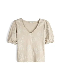 GATE Top w kwiaty| Koszulki I Topy·Topy