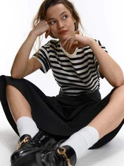 GATE Top w prążki| Koszulki I Topy·Topy