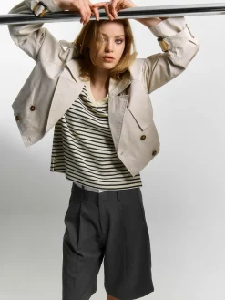 GATE Top w prążki| Koszulki I Topy·Topy