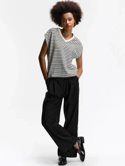 GATE Top w prążki| Koszulki I Topy·Topy