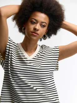 GATE Top w prążki| Koszulki I Topy·Topy
