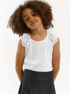 GATE Top z detalami Madery|Dzieci Dziewczynki·Koszulki I Topy