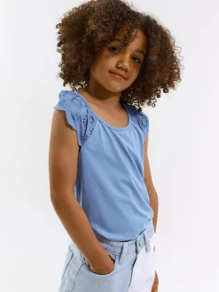 GATE Top z detalami Madery|Dzieci Dziewczynki·Koszulki I Topy