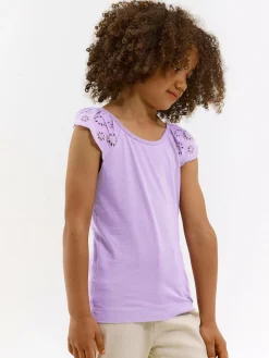 GATE Top z detalami Madery|Dzieci Dziewczynki·Koszulki I Topy